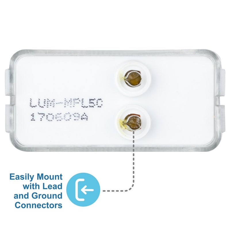 Lumitronics RV Mini Thin Line 37 Series Sealed LED Marker/Clearance Light (Clear) - Image 4